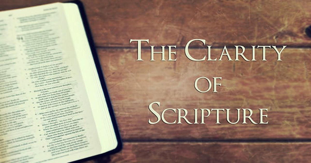 The clarity of Scripture