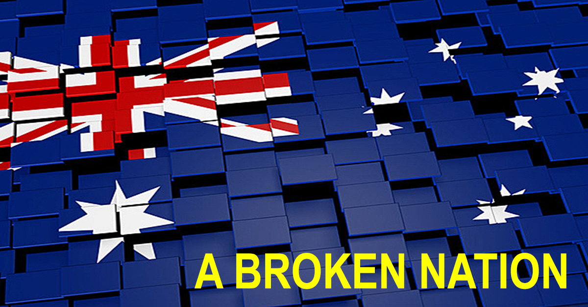 A broken nation …