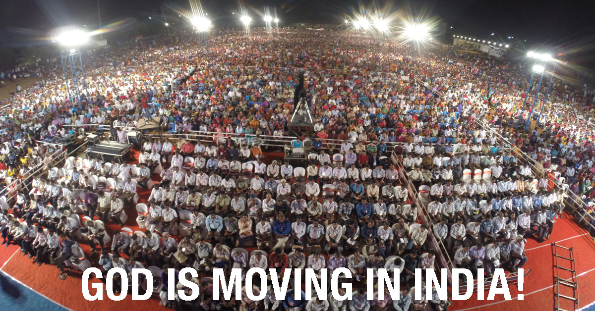 God is moving in India!